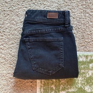 Riders Black Straight Leg Jeans